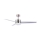 Zambelis 19134 - LED Laeventilaator LED/15W/230V 3000/4000/6000K matt kroom + kaugjuhtimispult