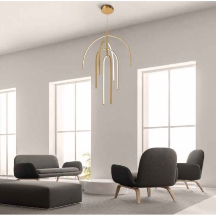 Zambelis 1933 - LED Hämardatav lühter LED/96W/230V kuldne
