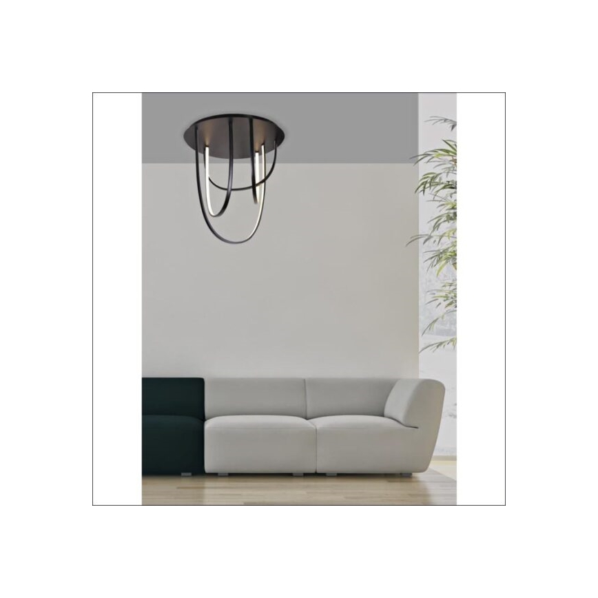 Zambelis 1951 - LED Hämardatav pinnale kinnitatav lühter LED/80W/230V must