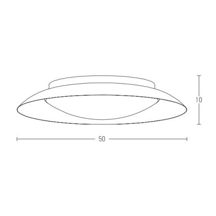 Zambelis 1959 - LED Laevalgusti LED/28W/230V d. 50 cm vask