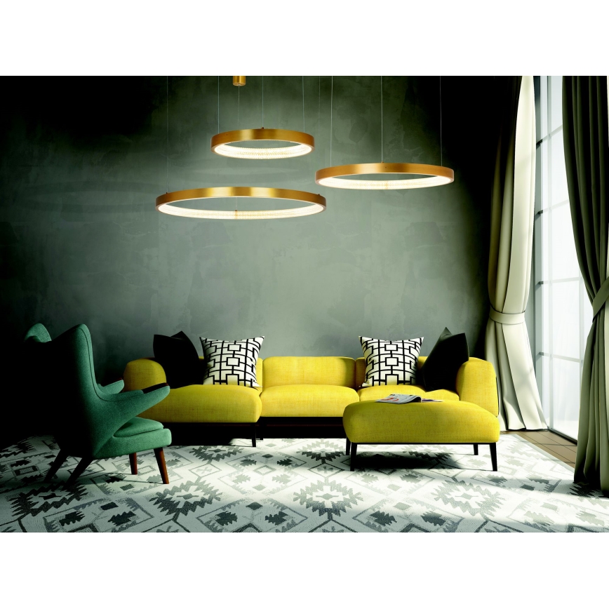 Zambelis 2007 - LED Hämardatav lühter LED/50W/230V kuldne