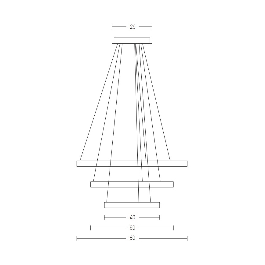 Zambelis 2009 - LED Hämardatav lühter LED/112W/230V kuldne
