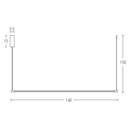 Zambelis 20119 - LED Lühter LED/20W/230V must