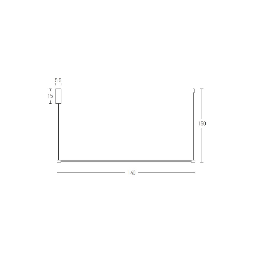 Zambelis 20119 - LED Lühter LED/20W/230V must