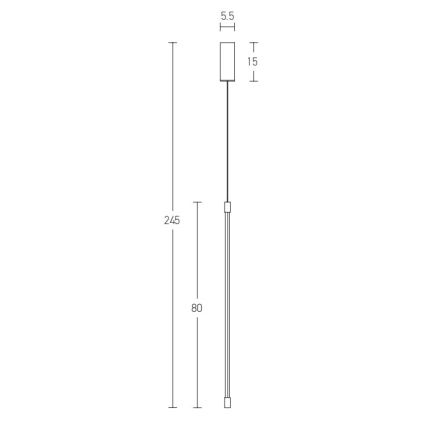 Zambelis 20121 - LED Lühter LED/12W/230V must