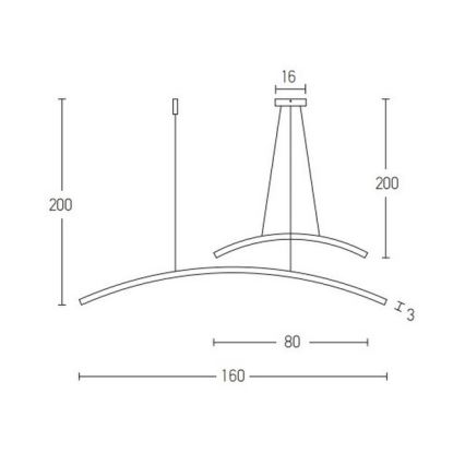 Zambelis 20129 - LED Hämardatav lühter LED/48W/230V valge