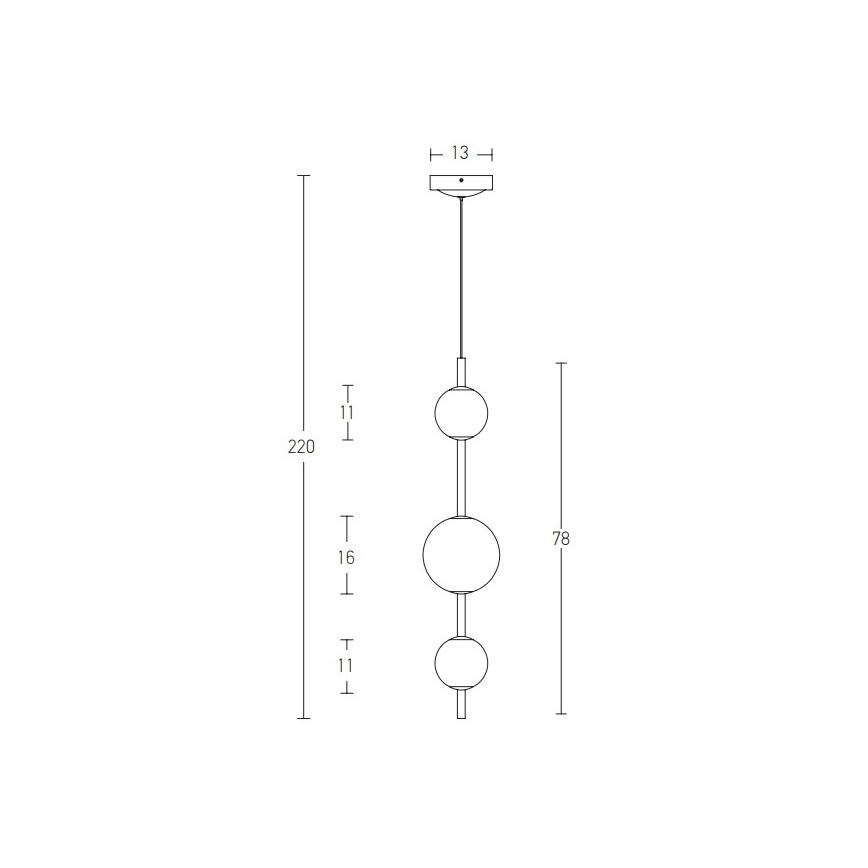 Zambelis 20132 - LED Lühter LED/12W/230V