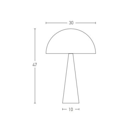 Zambelis 20210 - Laualamp 1xE27/25W/230V must