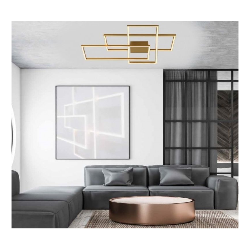 Zambelis 2022 - LED Hämardatav pinnale kinnitatav lühter LED/55W/230V kuldne