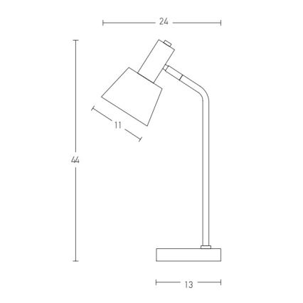 Zambelis 20220 - Laualamp 1xE14/25W/230V hall