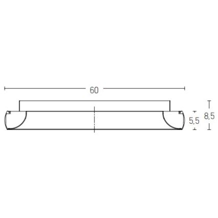 Zambelis 2048 - LED Hämardatav laevalgusti LED/50W/230V d. 60 cm must