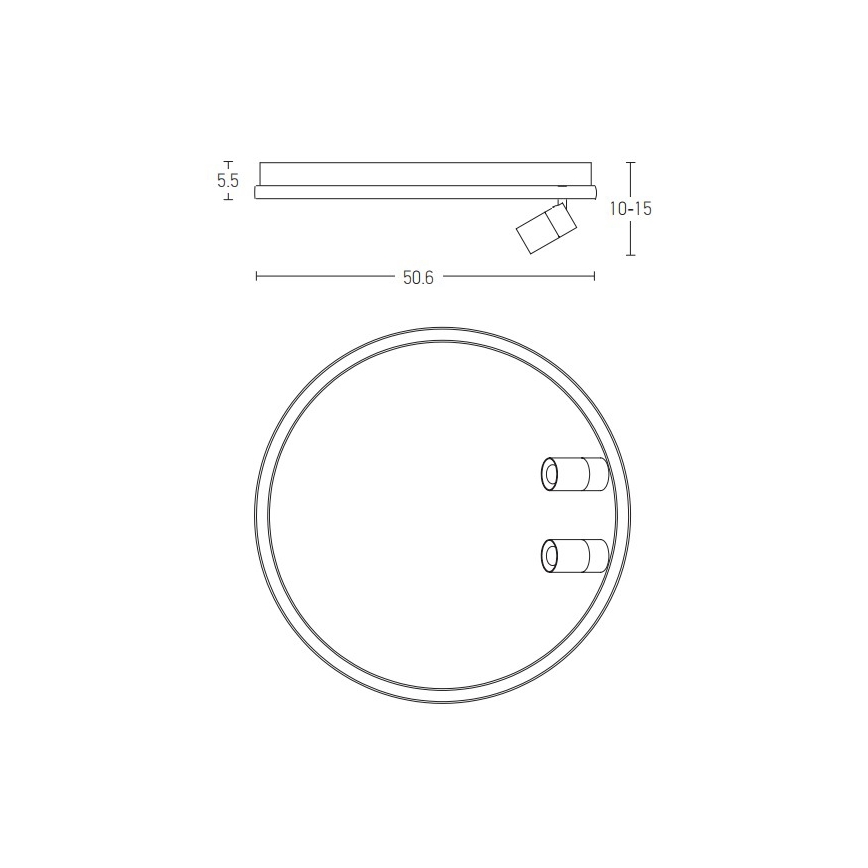 Zambelis 22014 - LED Hämardatav laevalgusti LED/71W/230V must