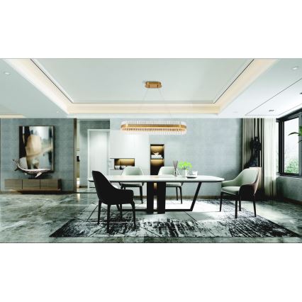 Zambelis 22041 - LED Hämardatav lühter LED/68W/230V kuldne