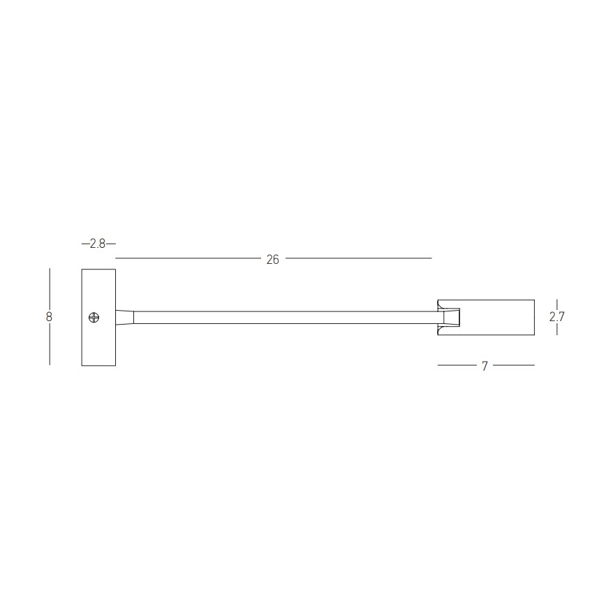 Zambelis 22050 - LED Paindlik väike lamp LED/3W/230V CRI90 valge