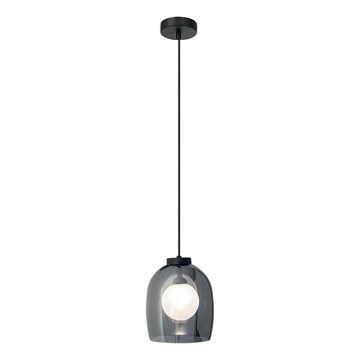 Zambelis 22051 - Ripplamp kaabliga 1xG9/5W/230V läbimõõt 18 cm must