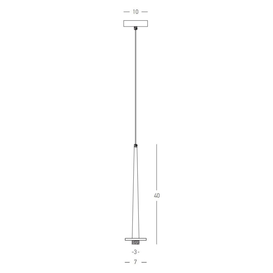 Zambelis 22111 - LED Lühter LED/3W/230V CRI90 kuldne