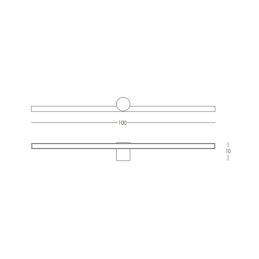 Zambelis 22126 - LED Peeglivalgusti vannituppa LED/21W/230V 100 cm IP54