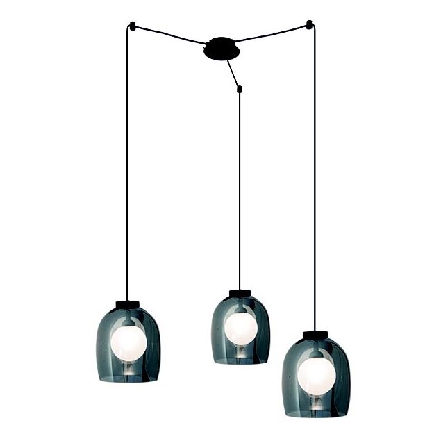 Zambelis 22145 - Lühter 3xG9/5W/230V ämblik must