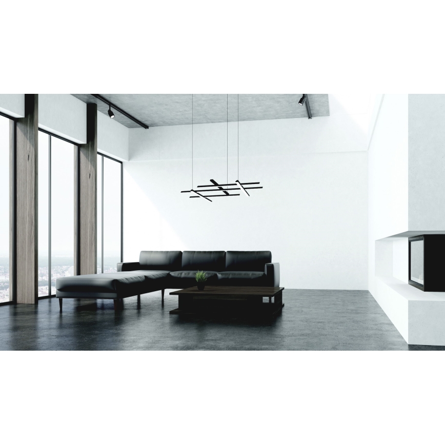 Zambelis 22245 - LED Hämardatav lühter LED/80W/230V must