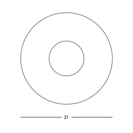 Zambelis 23137 - Seinavalgusti 1xG9/7W/230V d. 21 cm kuldne