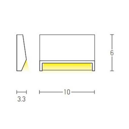 Zambelis E181 - LED Väli trepivalgustus LED/1,5W/230V IP54 antratsiit