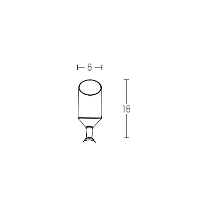 Zambelis E217 - Välivalgusti 1xGU10/5W/230V IP65 must