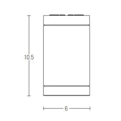 Zambelis E219 - Väli kohtvalgusti 1xGU10/7W/230V IP54 must