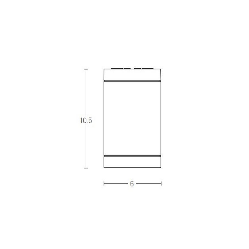 Zambelis E219 - Väli kohtvalgusti 1xGU10/7W/230V IP54 must