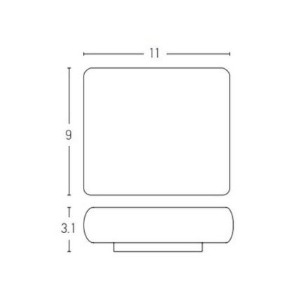 Zambelis E238 - LED Väli seinavalgusti 2xLED/3W/230V IP65 antratsiit