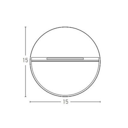Zambelis E242-G - LED Väli trepivalgustus LED/6W/230V IP65 antratsiit