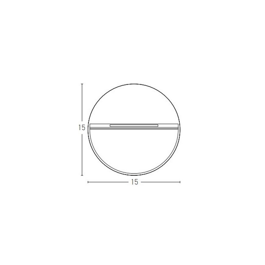 Zambelis E242-G - LED Väli trepivalgustus LED/6W/230V IP65 antratsiit