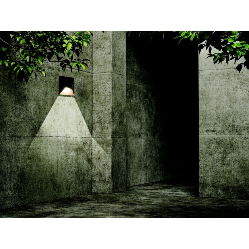 Zambelis E243 - LED Väli seinavalgusti LED/7W/230V IP44 antratsiit