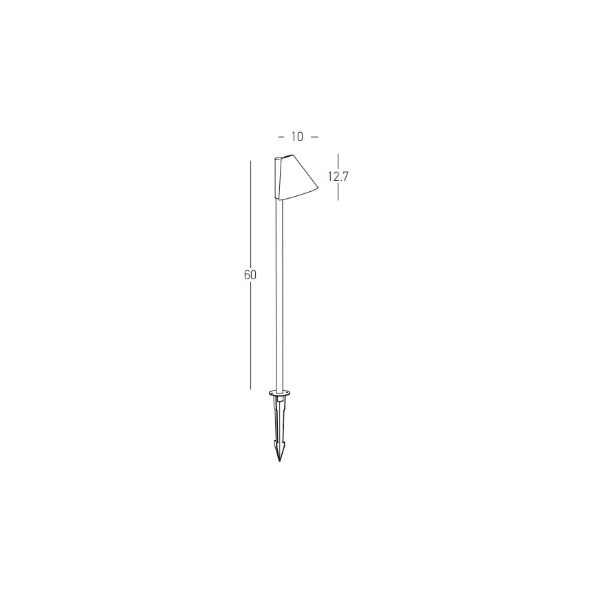 Zambelis E281 - Välivalgusti 1xGU10/20W/230V IP65 antratsiit
