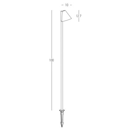 Zambelis E282 - Välivalgusti 1xGU10/20W/230V IP65 antratsiit