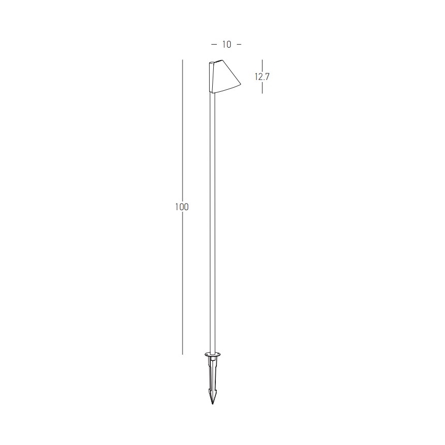 Zambelis E282 - Välivalgusti 1xGU10/20W/230V IP65 antratsiit