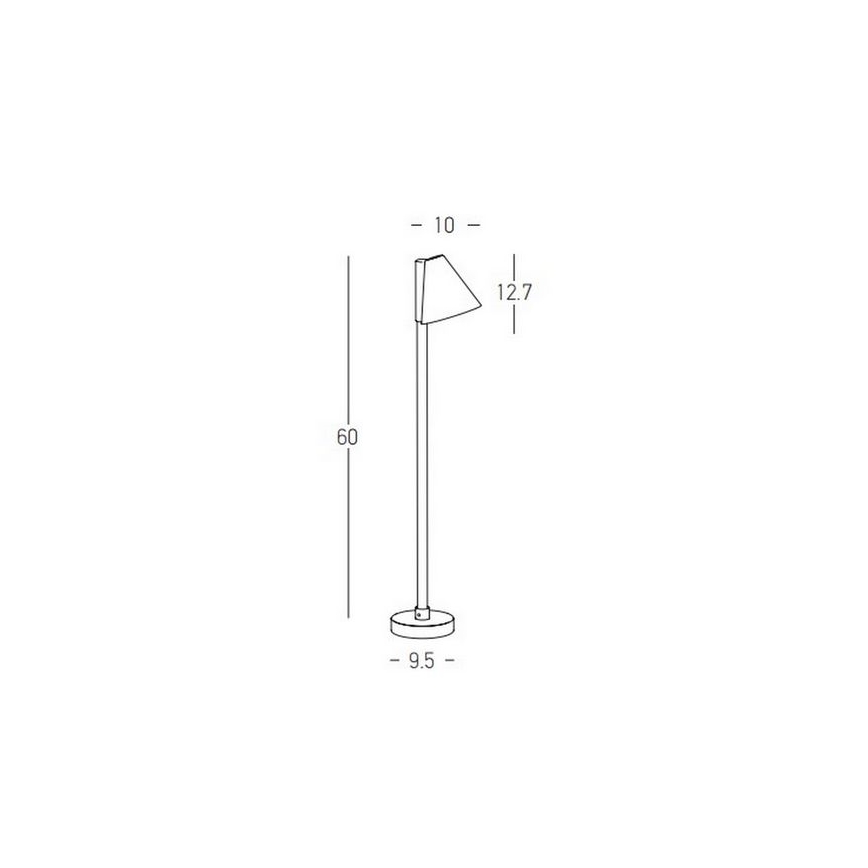 Zambelis E283 - LED Välivalgusti LED/6W/230V IP65 antratsiit