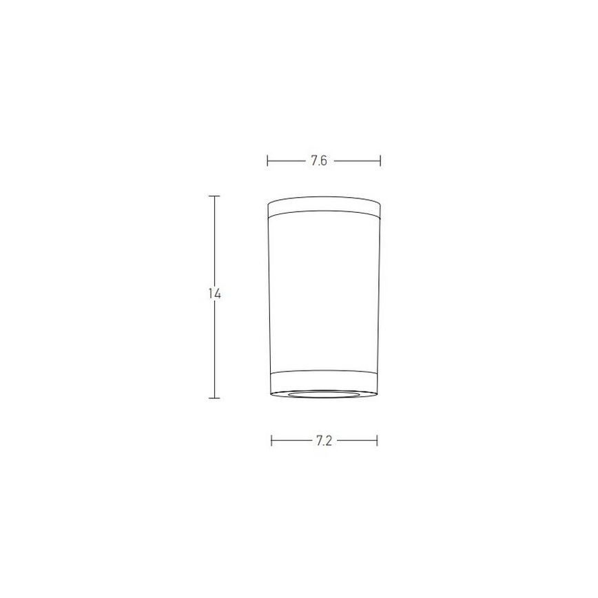 Zambelis E309 - Väli kohtvalgusti 1xGU10/7W/230V IP54 must