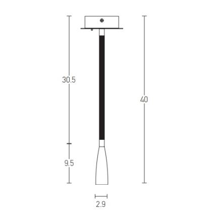 Zambelis H63 - LED Paindlik väike seinalamp LED/3W/230V messing