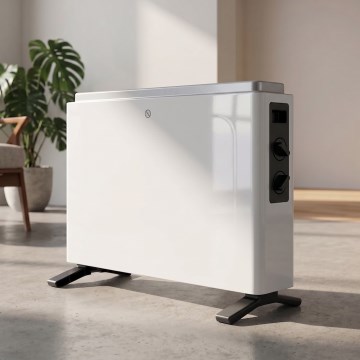 ZEVENTI - Elektriline küttekeha/konvektor 800/1200/2000W/230V valge