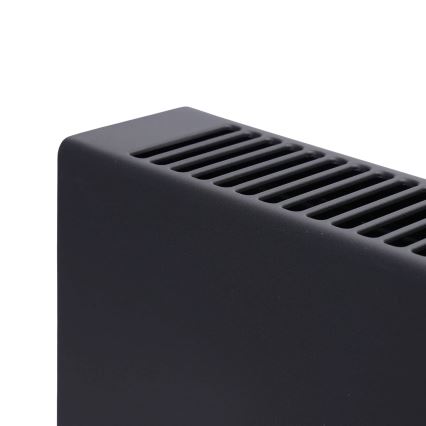 ZEVENTI - Elektriline otseküttekeha/konvektor LCD-ekraaniga 1250/2000W/230V must + kaugjuhtimispult