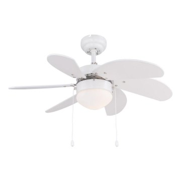 ZEVENTI - Laeventilaator FAMARA 1xE14/60W/230V valge