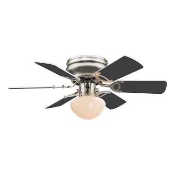 ZEVENTI - Laeventilaator GALDANA 1xE27/60W/230V hall/valge