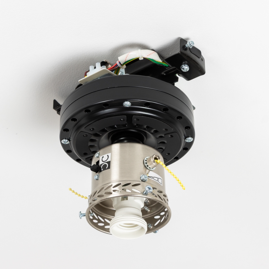 ZEVENTI - Laeventilaator GALDANA 1xE27/60W/230V hall/valge