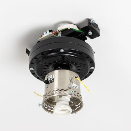ZEVENTI - Laeventilaator GALDANA 1xE27/60W/230V pruun/beež