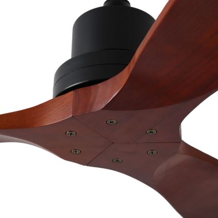 ZEVENTI - Laeventilaator LIONI Wi-Fi Tuya must/tamm + kaugjuhtimispult