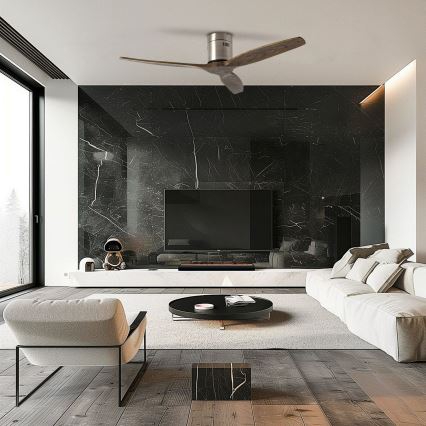 ZEVENTI - Laeventilaator SPELLO Wi-Fi Tuya mattkroom/tamm + kaugjuhtimispult