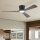 ZEVENTI - LED-hämardatav laeventilaator AUREX LED/24W/230V 3000/4000/6000K Wi-Fi Tuya must/pähkel + kaugjuhtimispult