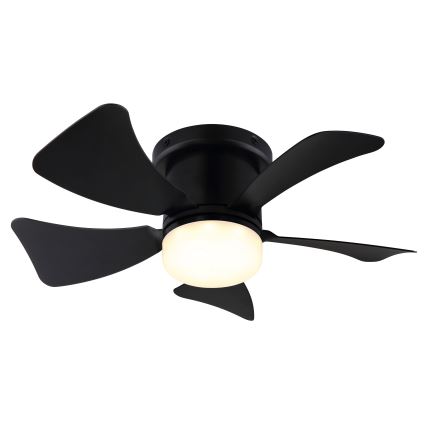 ZEVENTI - LED Hämardatav laeventilaator MUNDAKA LED/10W/230V 3000-6500K must + kaugjuhtimispult