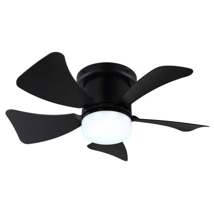 ZEVENTI - LED Hämardatav laeventilaator MUNDAKA LED/10W/230V 3000-6500K must + kaugjuhtimispult