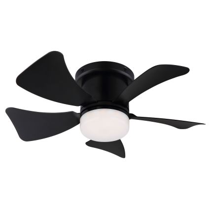 ZEVENTI - LED Hämardatav laeventilaator MUNDAKA LED/10W/230V 3000-6500K must + kaugjuhtimispult